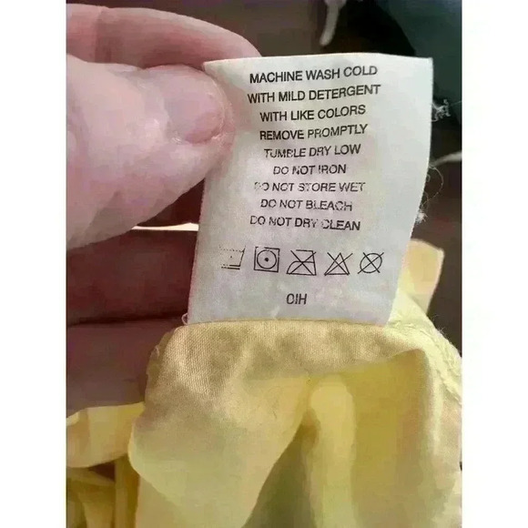 Men's Yellow PFG Bahama Short Sleeve Columbia Button Down Shirt Size L Large - Picture 6 of 8